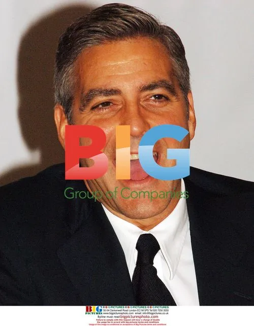 George Clooney Poses for New York Media