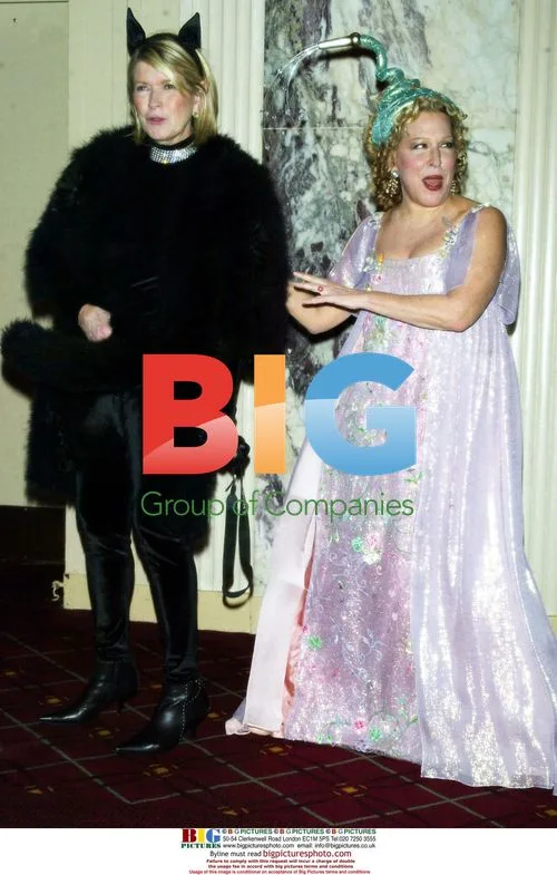 Martha Stewart and Bette Midler at Bette Midler's "Hulaween" Gala