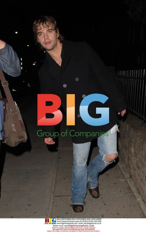 Corrie star Rupert Hill with 'brother'