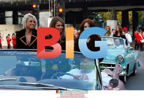 Girls Aloud at Harrods Parade