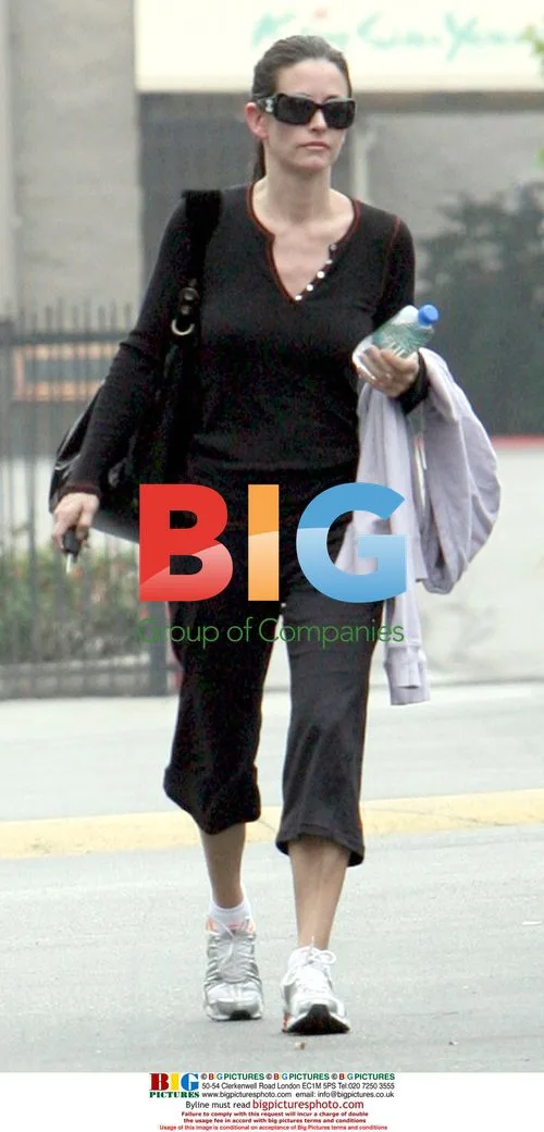 Courteney Cox Leaves Gym