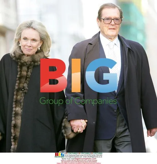 Roger Moore and Wife Spotted in London
