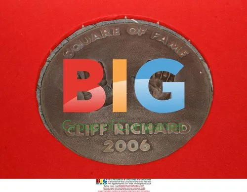 Cliff Richards' Concrete Imprint at Wembley