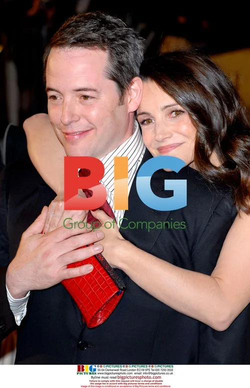Matthew Broderick and Kristin Davis at 'Deck The Halls' premiere