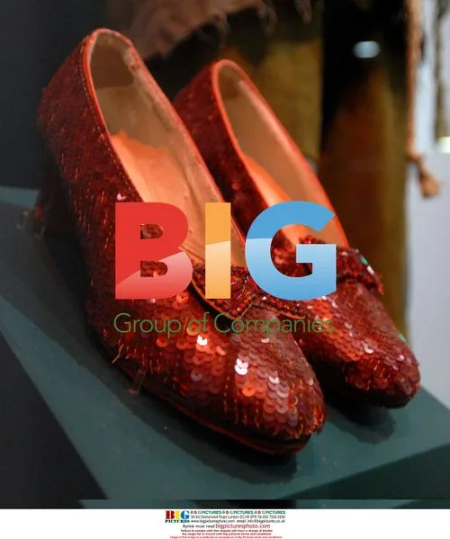 Judy Garland's "Dorothy" Slippers on Display