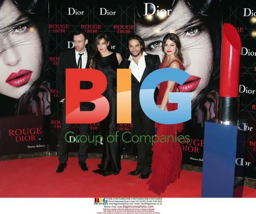 Monica Belluci, Joaquin Cortes and Marissa Jaret at Dior Gala