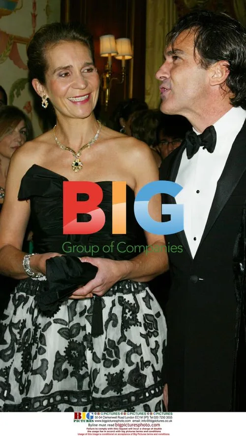 Infanta Elena and Antonio Banderas at Spanish Institute Gala