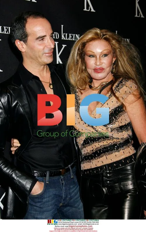 Jocelyn Wildenstein and Lloyd Klein at Lloyd Klein Flagship Store Opening