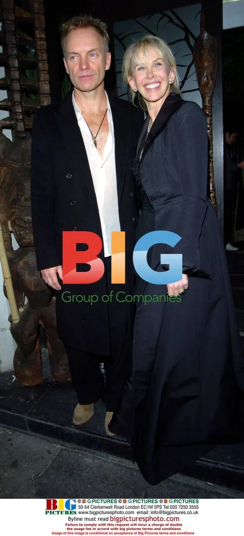 Sting and Trudie Styler at World Music Awards