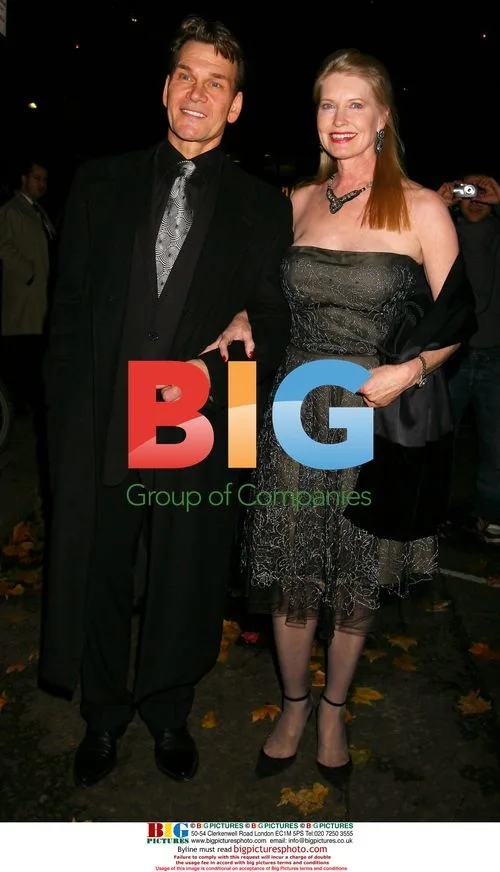 Patrick Swayze and wife Lisa at Casino Royale party