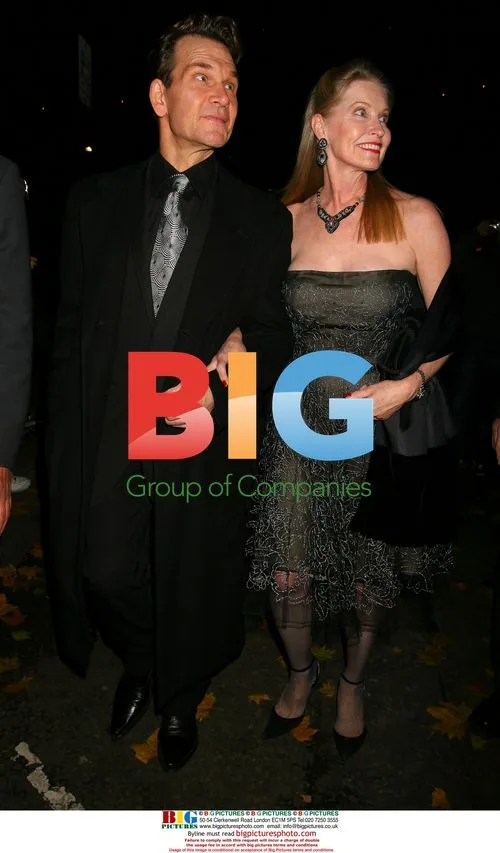 Patrick Swayze and wife at Casino Royale party