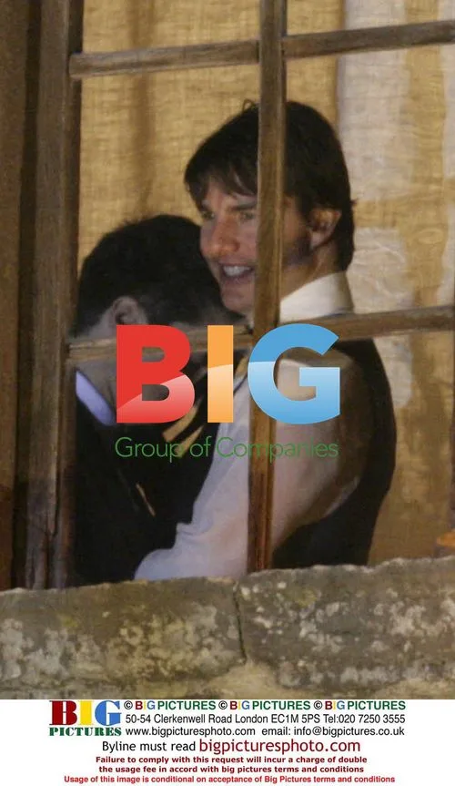 Tom Cruise and Son at Wedding in Rome