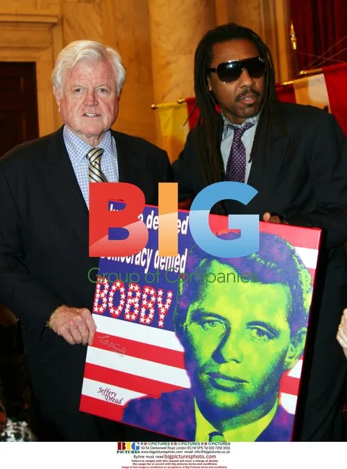 Edward Kennedy and Jeffery Dread at RFK Human Rights Award