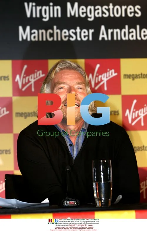 Richard Branson at Virgin Megastore Grand Opening