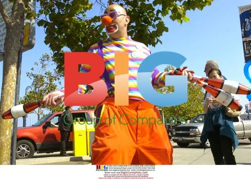Kenny the Clown Campaigning in San Francisco