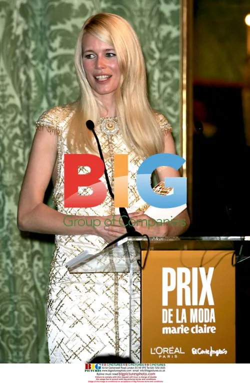 Claudia Schiffer at the Marie Claire Awards