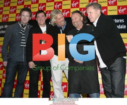 Richard Branson Opens Virgin Megastore in Manchester