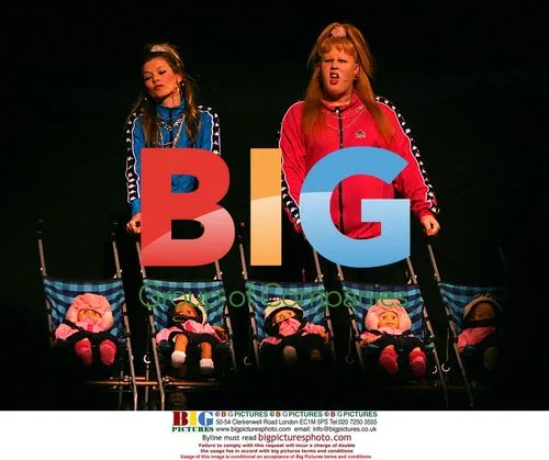 Kate Moss and Matt Lucas on stage at Little Britain gala