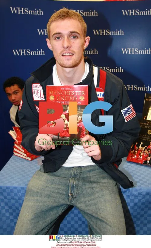 Richardson and Fletcher at Manchester United book signing