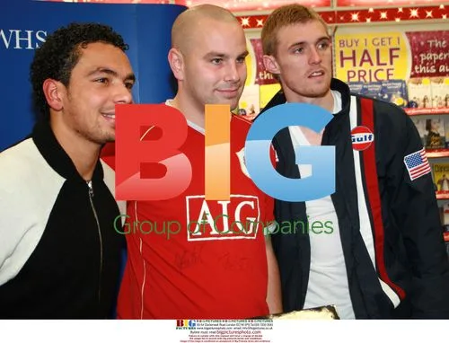 Manchester United Players at Book Signing