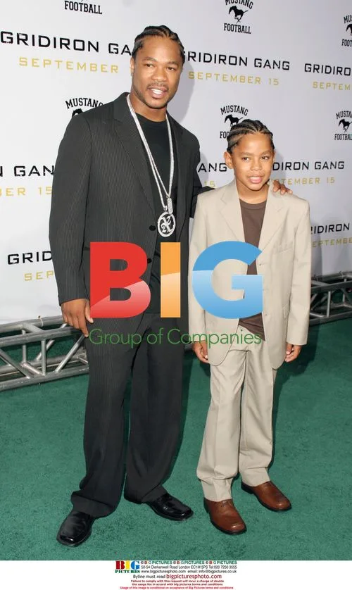 XZIBIT & son TREY at 'Gridiron Gang' Premiere