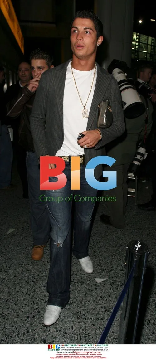 Christiano Ronaldo at Christina Aguilera concert