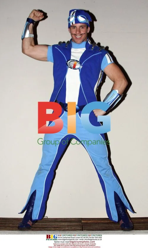 Magnus Scheving as Sportacus from 'Lazy Town'