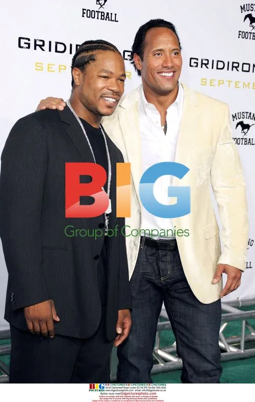 Dwayne 'the Rock' Johnson & Xzibit at 'Gridiron Gang' Premiere