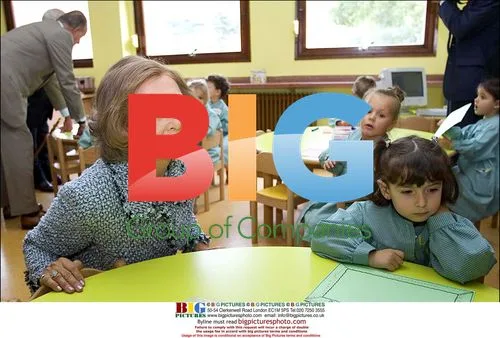 Spanish Royals Visit Schools in Aviles