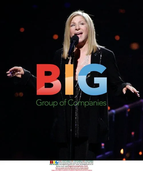Barbra Streisand performs in concert