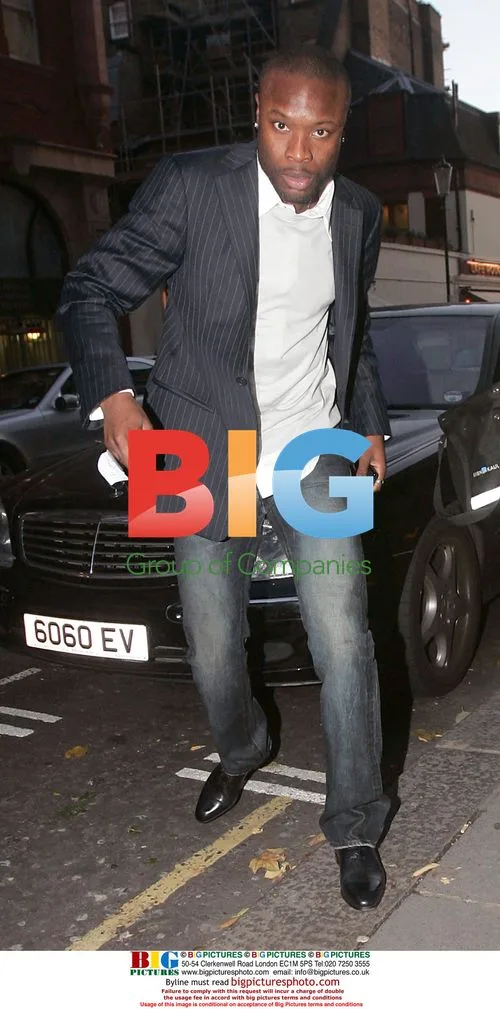 Footballer William Gallas spotted at Harrods