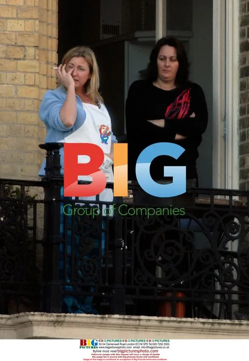 Fiona Mills Spotted on Balcony Smoking