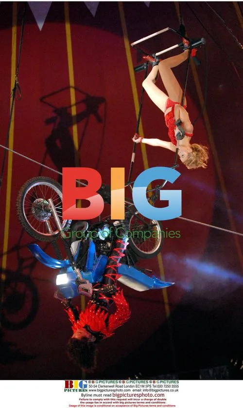 Celebs perform circus tricks on live TV