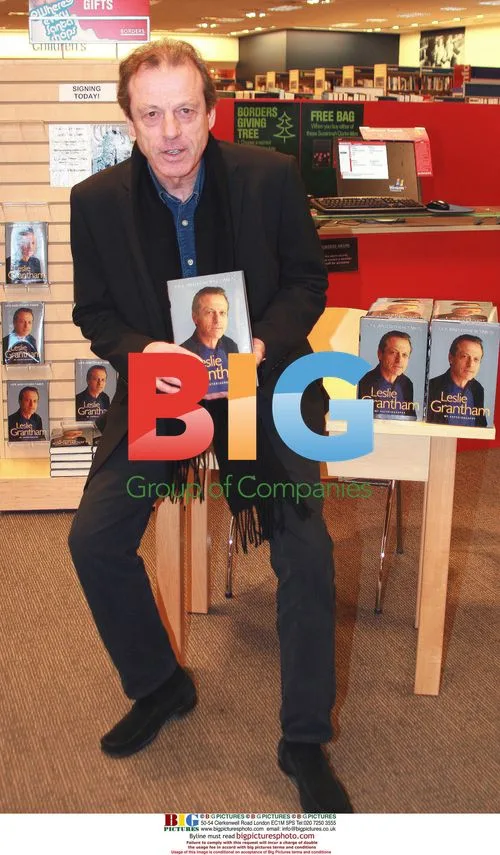 Leslie Grantham at book signing