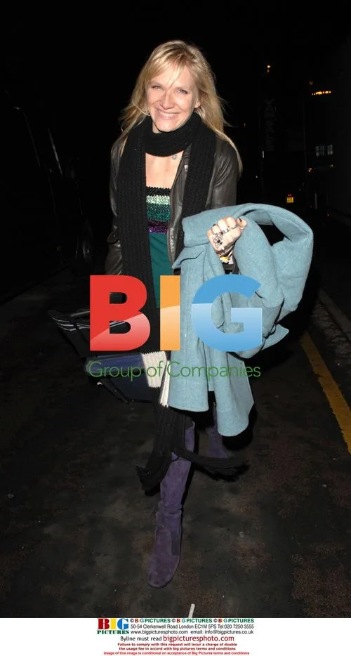 Jo Whiley Leaving Union Chapel After Noel Gallagher