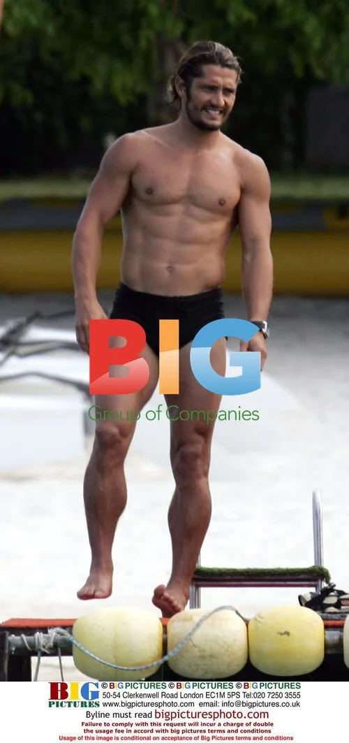 Bixente Lizarazu on holiday in Mauritius