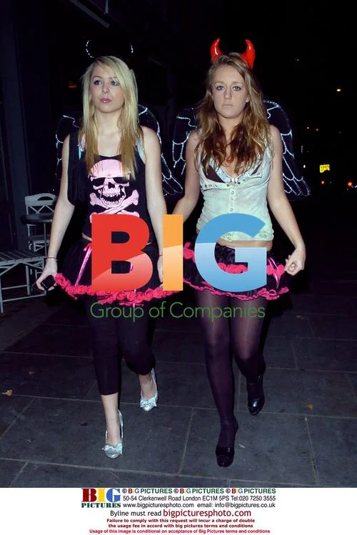 Chantelle Pidgley and Olivia at Halloween Party