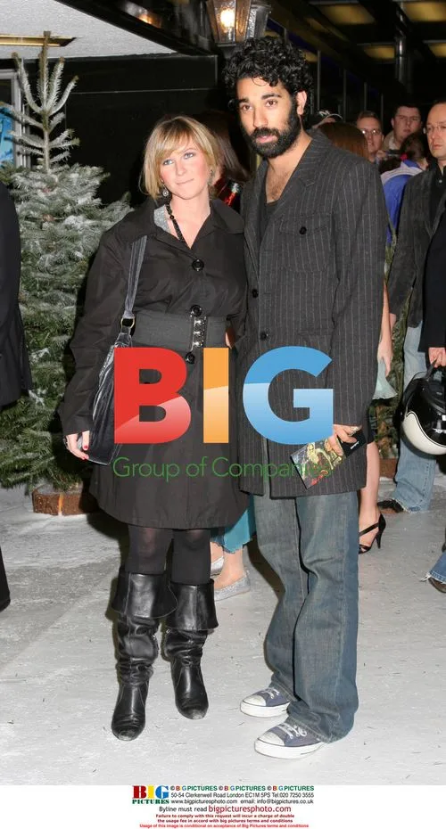 Ray Panthaki and Brooke Kinsella at "Hogfather" premiere