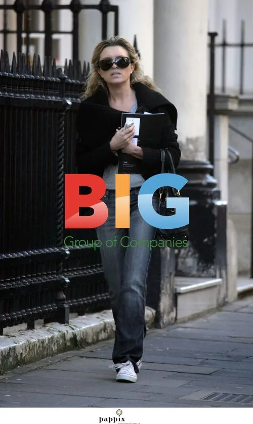 Tina Hobley with Aga Catalogue Looking Tired