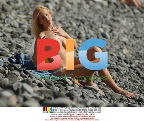 Anna Svenska Sunbathing in Lanzarote