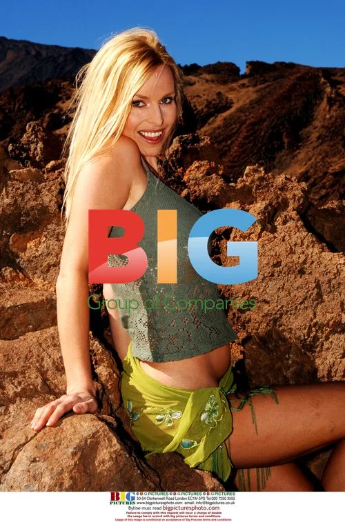Anna Svenska poses seductively on Lanzarote rocks