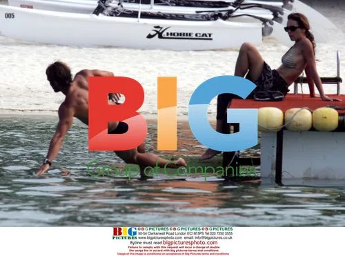 Bixente Lizarazu Relaxing in Mauritius
