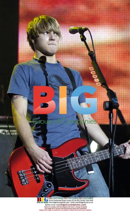 Dougie from McFly performing at AOL Music Live!
