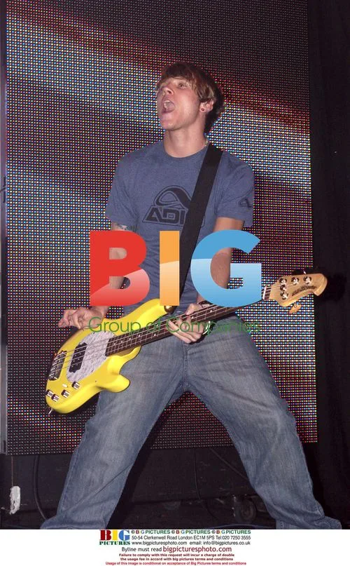 Dougie from McFly performing at AOL Music Live!