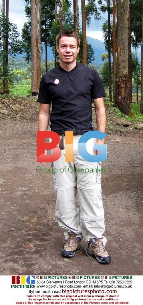 Graham Le Saux helps protect gorillas in Uganda