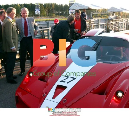 King Carl Gustaf Drives Fast Ferrari