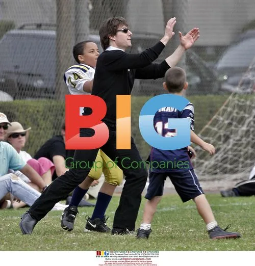 Tom Cruise Supports Daughter at Soccer Match