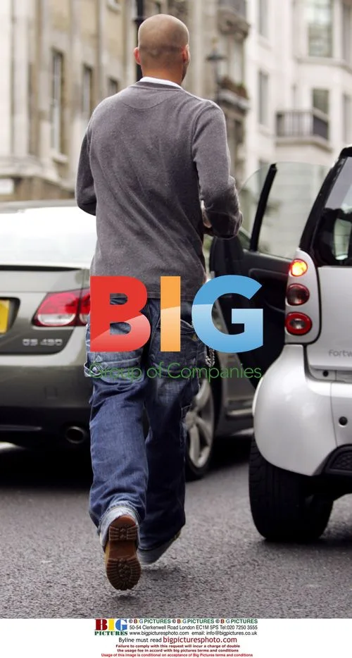 Footballer Freddie Ljungberg out in London