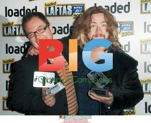 Justin Lee Collins and Alan Carr at Loaded Laftas Awards