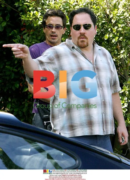 Robert Downey Jr. and Jon Favreau Lunch at Ago